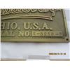 Image 3 : 195. Antique The Smith Incubator Corp. Solid Brass Advertising Plaque 8 inches by 3 and 1/2 inches