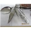 Image 5 : 199. Large Antique Pocket Camping Knife with Fork and Spoon