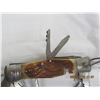 Image 7 : 199. Large Antique Pocket Camping Knife with Fork and Spoon
