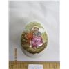 Image 2 : 203. Vintage French Limoges Egg Shaped Covered Ring Dish