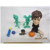 Image 1 : 218. Vintage Toy Lot Disney Figures, Sharon Osborn Figure, Pez, Large Marble
