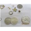 Image 5 : 237. Mixed Vintage Lot Jewelry, Coins, Watch, Paperwork Ect.