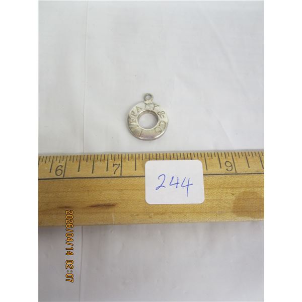 244. Vintage Sterling Silver Tiffany and Co. Pendant
