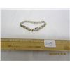 Image 1 : 245. Sterling Silver 925 Bracelet with Gold Wash Accents
