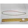 Image 1 : 249. Sterling Silver 925 Long Chain with a Gold Wash