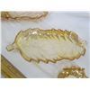 Image 3 : 252. 3 Vintage Carnival Glass Serving Dishes No Chips