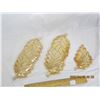 Image 5 : 252. 3 Vintage Carnival Glass Serving Dishes No Chips