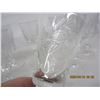 Image 3 : 255. Lot of 9 Vintage Crystal Sherry Glasses Good Shape