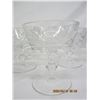 Image 5 : 259. Lot of 8 Vintage Crystal Desert Cups in Good Shape