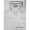 Image 7 : 261.Antique Wine Pitcher with 4 Glasses Decorated with Silver Good Condition