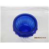 Image 4 : 264. Cobalt Blue Depression Gass Mayfair Pattern Cookie Jar with Lid