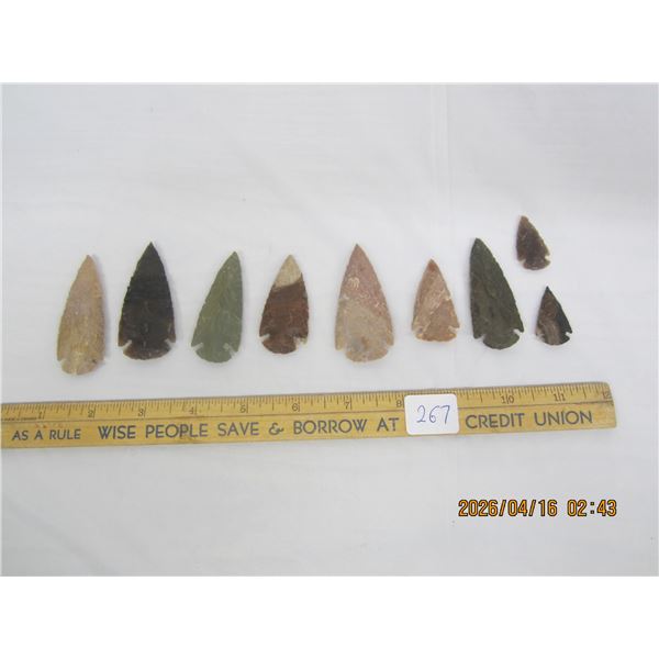 267. Lot of Sharpened Rocks