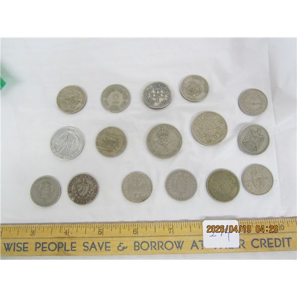 274. Lot of Vintage Foreign Coins