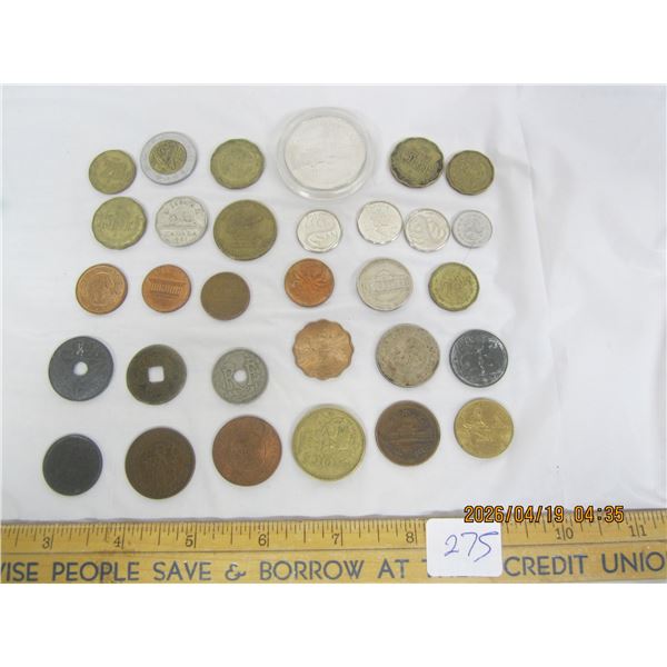 275. Lot of Vintage Foreign Coins