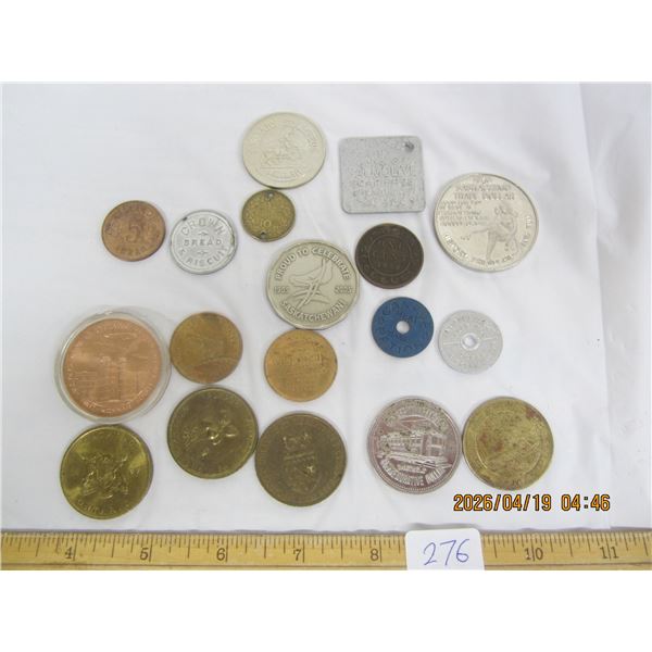 276. Lot of Vintage Tokens