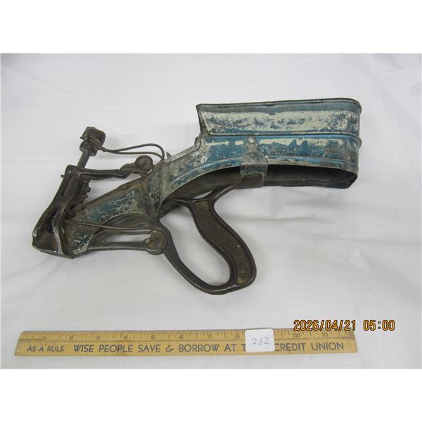 282. Very Rare Antique Nailing Gun in Great Original Condition Pearsons Nailer