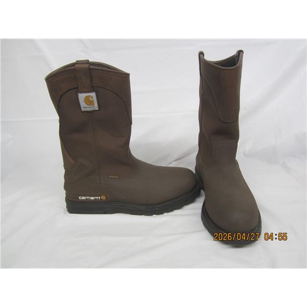 297. Carhartt Size 10.5 Waterproof Work Boots Look almost New Condition