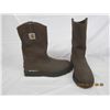 Image 1 : 297. Carhartt Size 10.5 Waterproof Work Boots Look almost New Condition