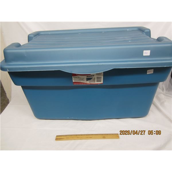 300. Large Authentic Rubbermaid Storage Tote with Lid