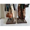 Image 4 : 2 Vintage Paper Mache Dolls Mexican Folk Art 19.5 tall