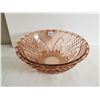 Image 1 : Vintage Amber Glass Footed Serving Bowl 10"