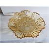 Image 1 : Vintage Yellow Amber Fruit Bowl 11"