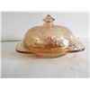 Image 1 : Vintage Jeannette Glass Butter Dish
