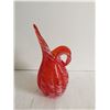Image 3 : Vintage  Prinn's Hand Blown Glass Pitcher 7"