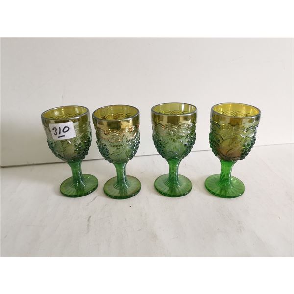 4 Carnavel Glasses