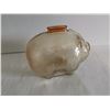 Image 4 : Pink Depression Glass Piggy Bank