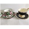 Image 2 : 3 Royal Albert Cup and suacers and Cream Sugar Bowls Cracked Lid