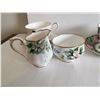 Image 3 : 3 Royal Albert Cup and suacers and Cream Sugar Bowls Cracked Lid