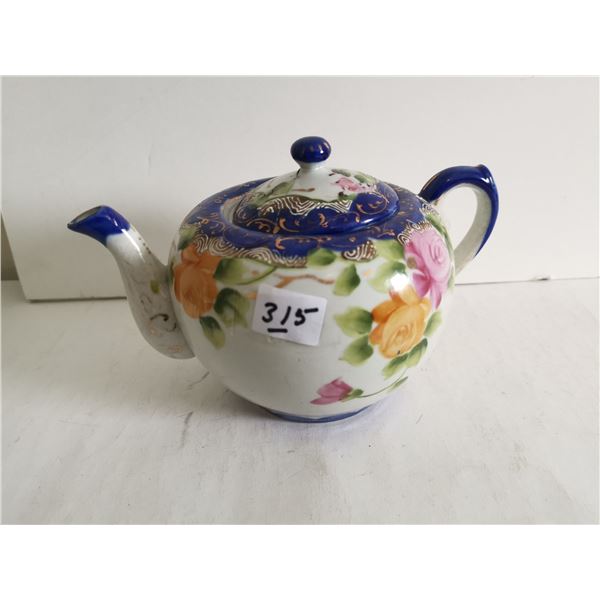 Nippon Hand Painted Teapot Vintage