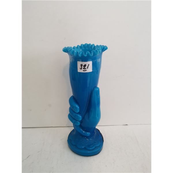 Light Blue hand Vase 8.5