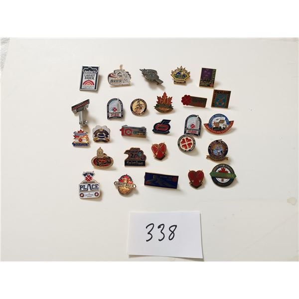Lot of Curling Pins