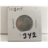 Image 1 : 1936 Silver Canada 25 cents