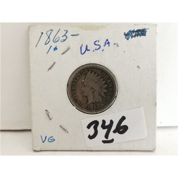 1863 USA Penny