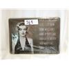 Image 1 : Marilyn Monroe Tin Sign, Smaller Sizes