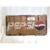 Image 1 : Pepsi Cola License Plate Tin