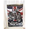 Image 2 : Two Norton Motorcycle Tin Signs 12"x8"