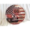 Image 1 : Route 66 Tin Sign 12"