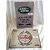 Image 1 : Norton and Land Rover Tin Sign 12"X8"