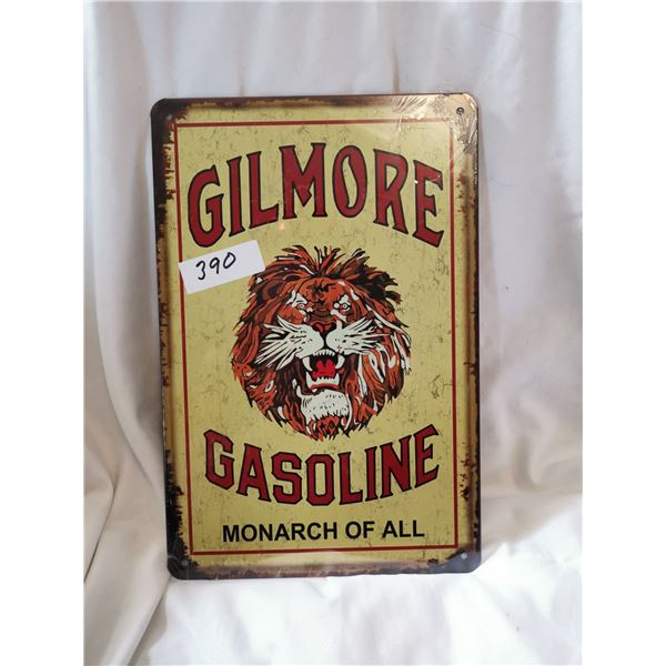 Gilmore Gas Tin Sign 12"x8"