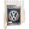 Image 1 : Volkswagen Service Tin Sign 12"X8"