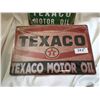 Image 3 : Two Texaco Tin Sign 12"X8"