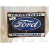 Image 1 : Ford Dealer Tin Sign 12"X8"