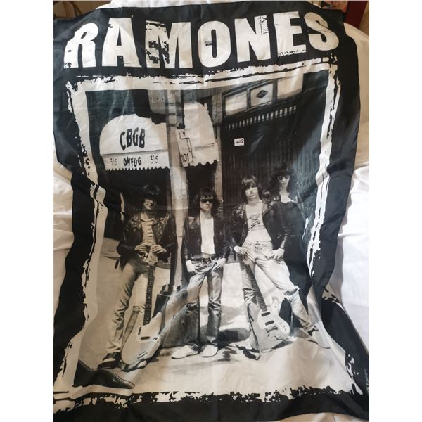 Ramones Flag Banner