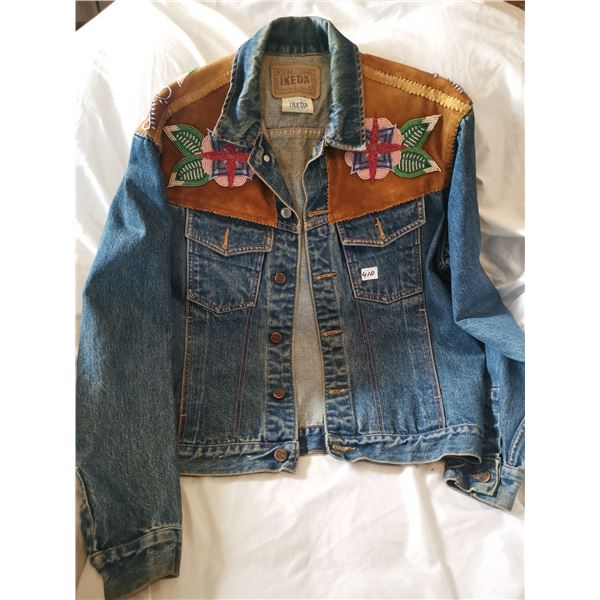 Beaded Jean Jacket