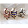 Image 5 : Three EGG Shape Trinket Containers