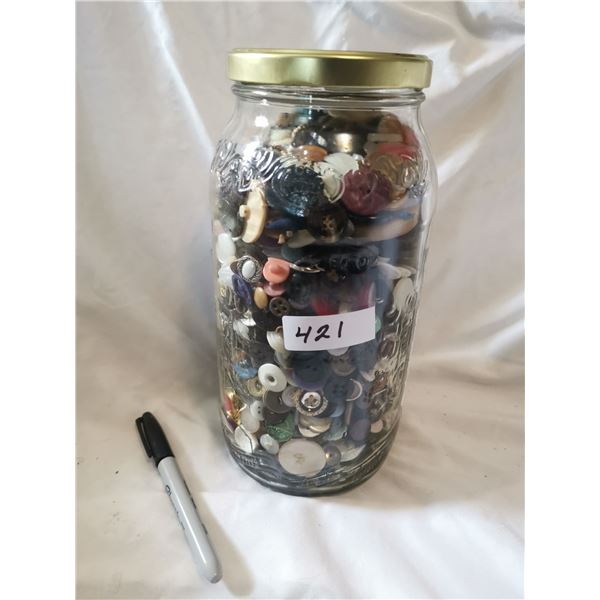 Big Jar OF buttons
